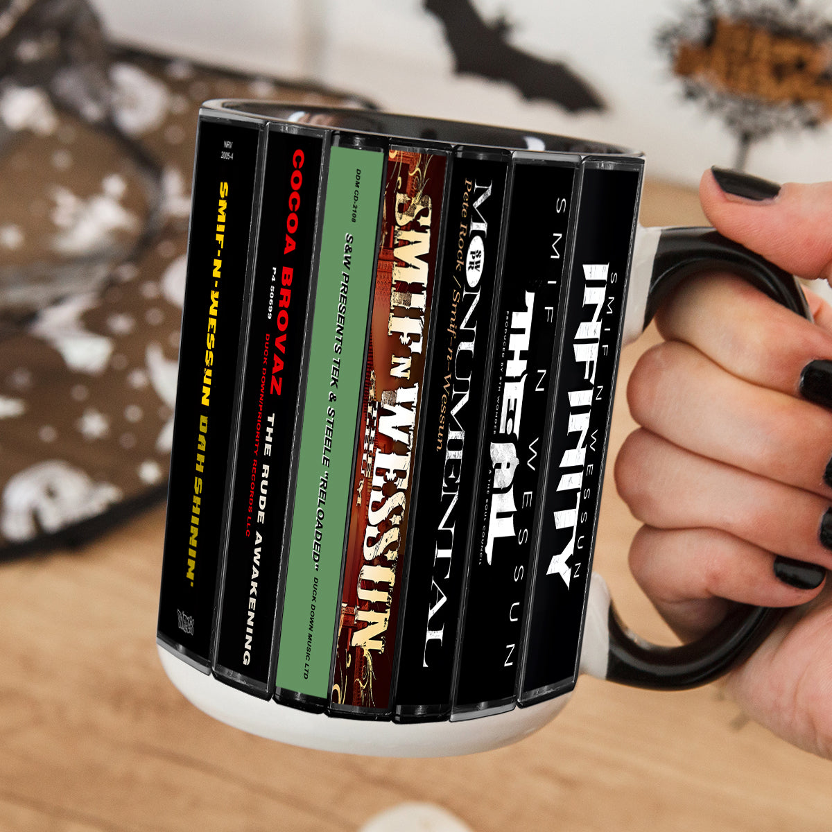 Smif-N-Wessun Albums Cassette Collection Retro Accent Mug