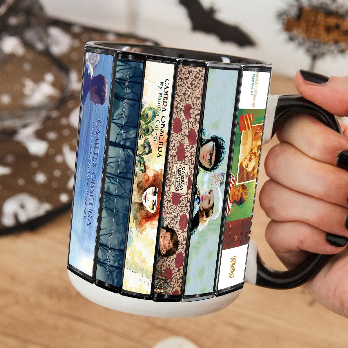 Camera Obscura Albums Cassette Collection Retro Accent Mug