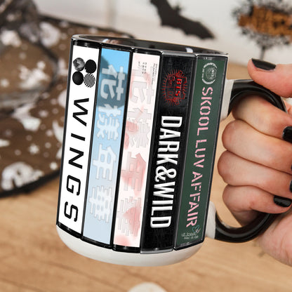 BTS Albums Collection Accent Mug