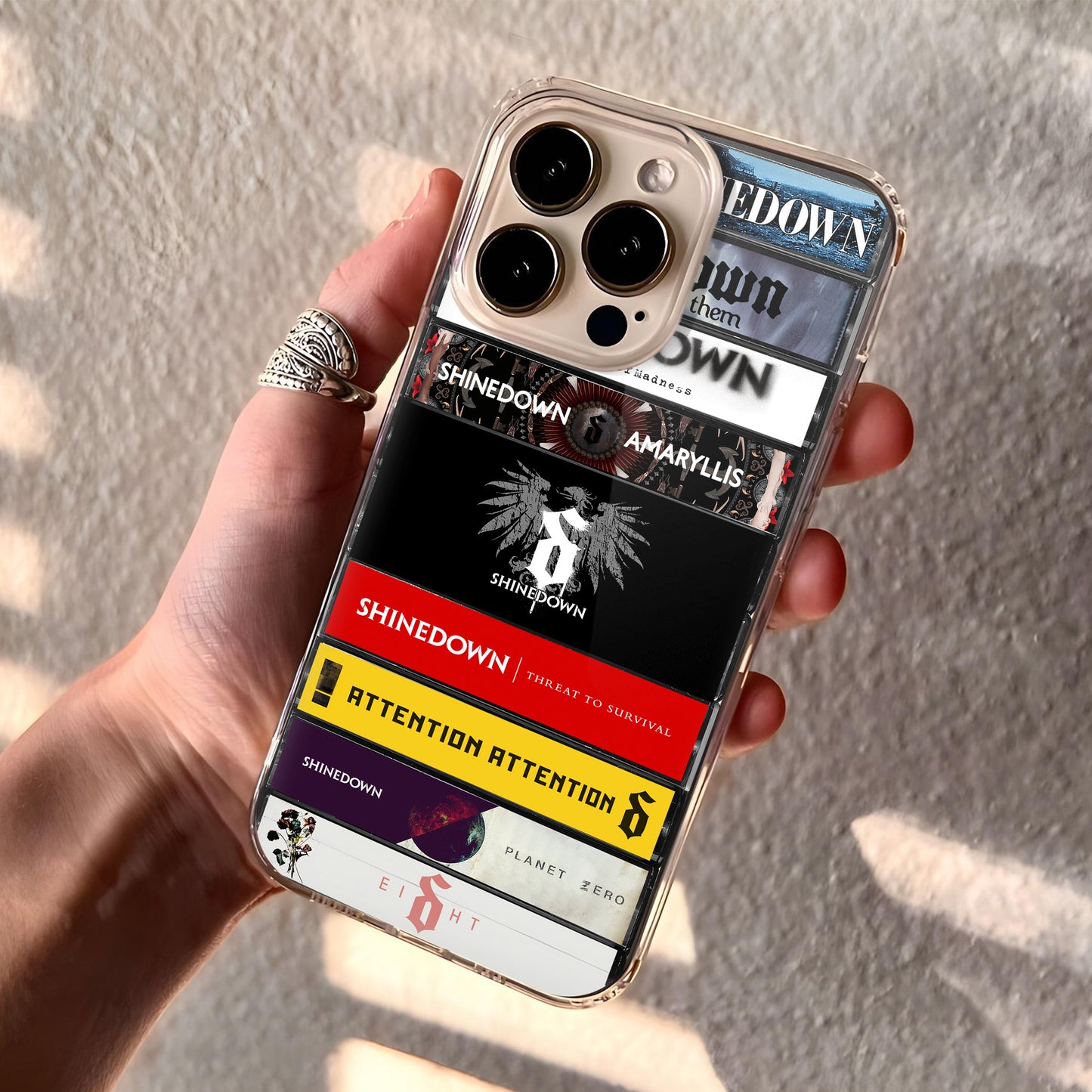 Shinedown Albums Cassette Collection Retro Phone Case - Logo Version