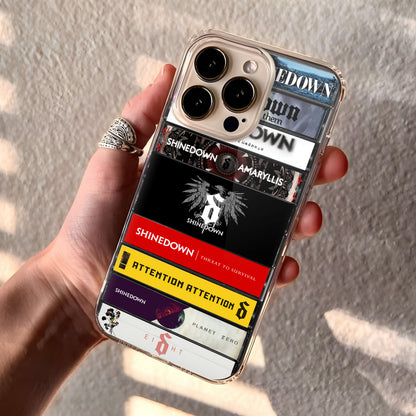 Shinedown Albums Cassette Collection Retro Phone Case - Logo Version