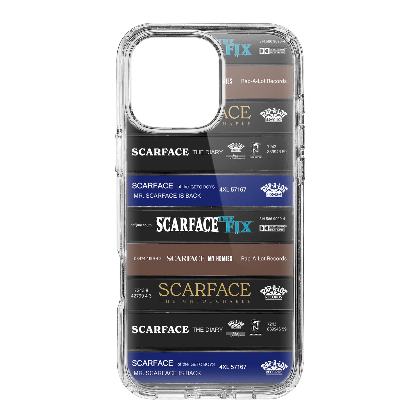 Scarface Albums Cassette Collection Retro Phone Case
