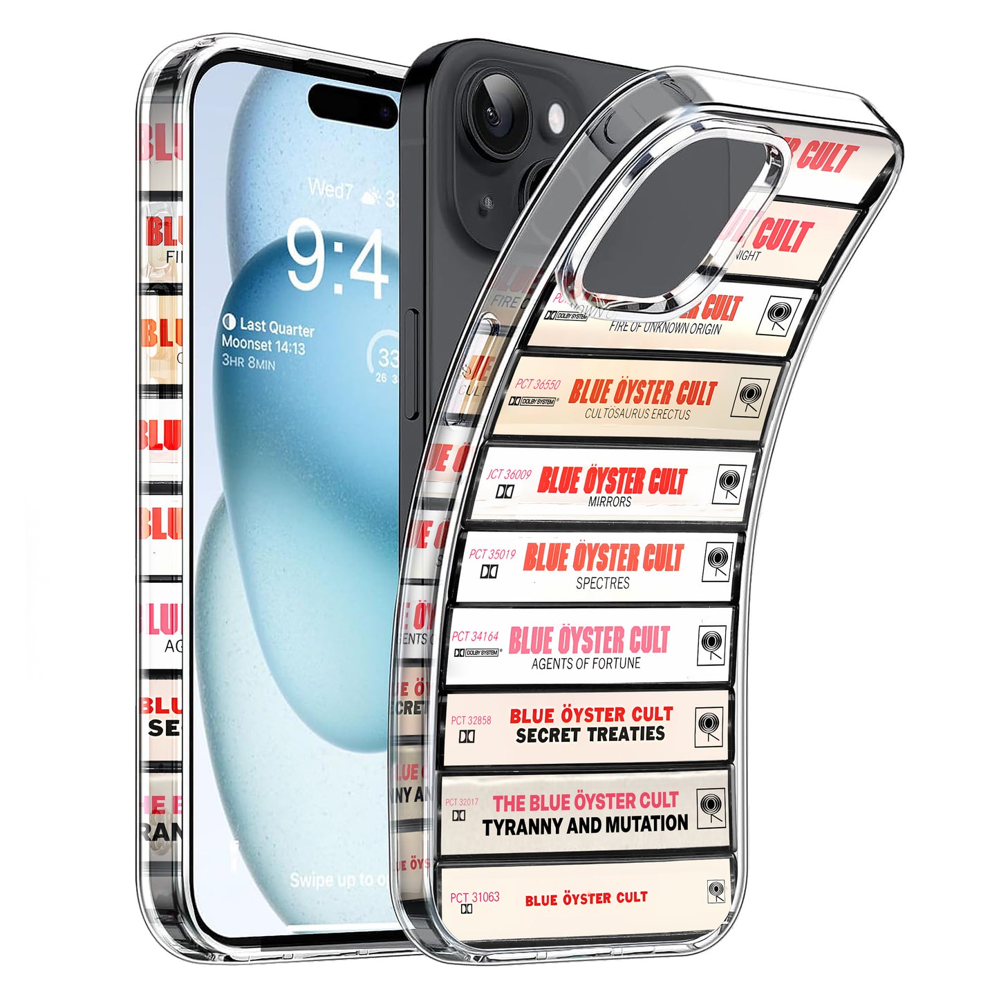 Blue Oyster Cult Albums Cassette Collection Retro Phone Case