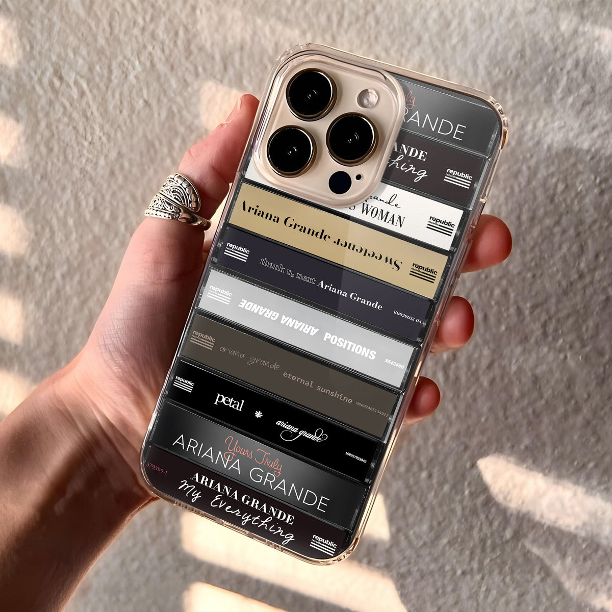 Ariana Grande Albums Cassette Collection Retro Phone Case