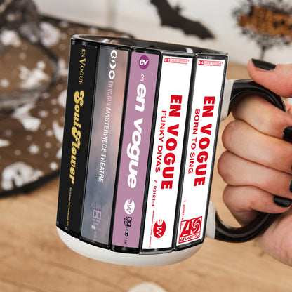En Vogue Albums Cassette Collection Retro Accent Mug