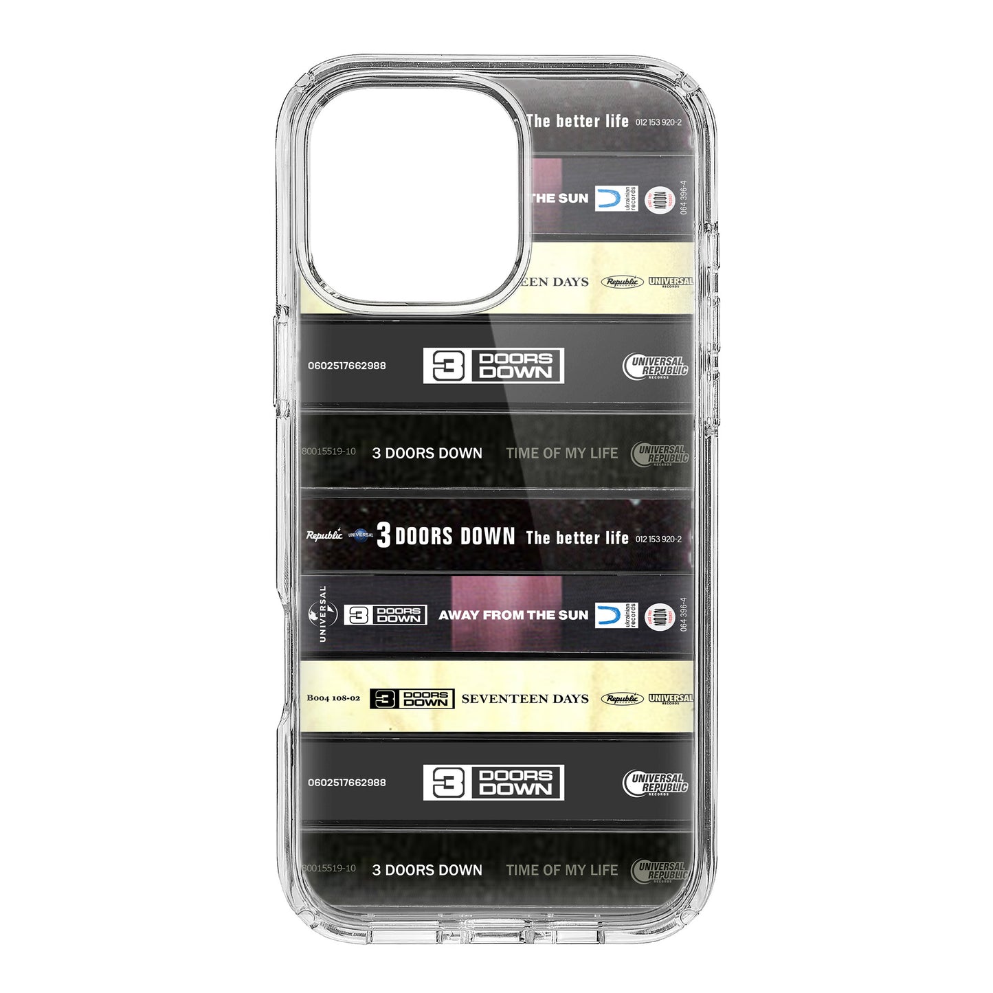 3 Doors Down Albums Cassette Collection Retro Phone Case