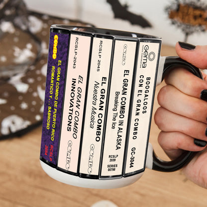El Gran Combo de Puerto Rico Albums Cassette Collection Retro Accent Mug