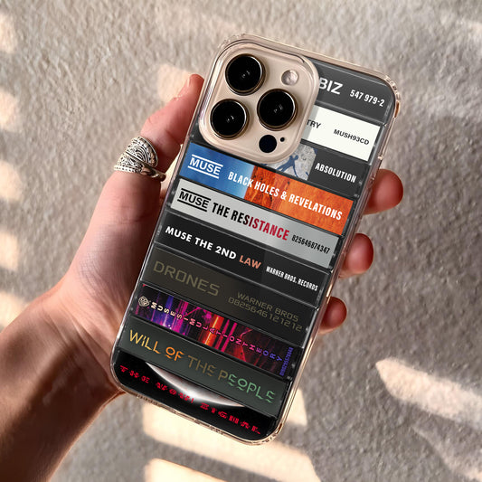 Muse Albums Cassette Collection Retro Phone Case