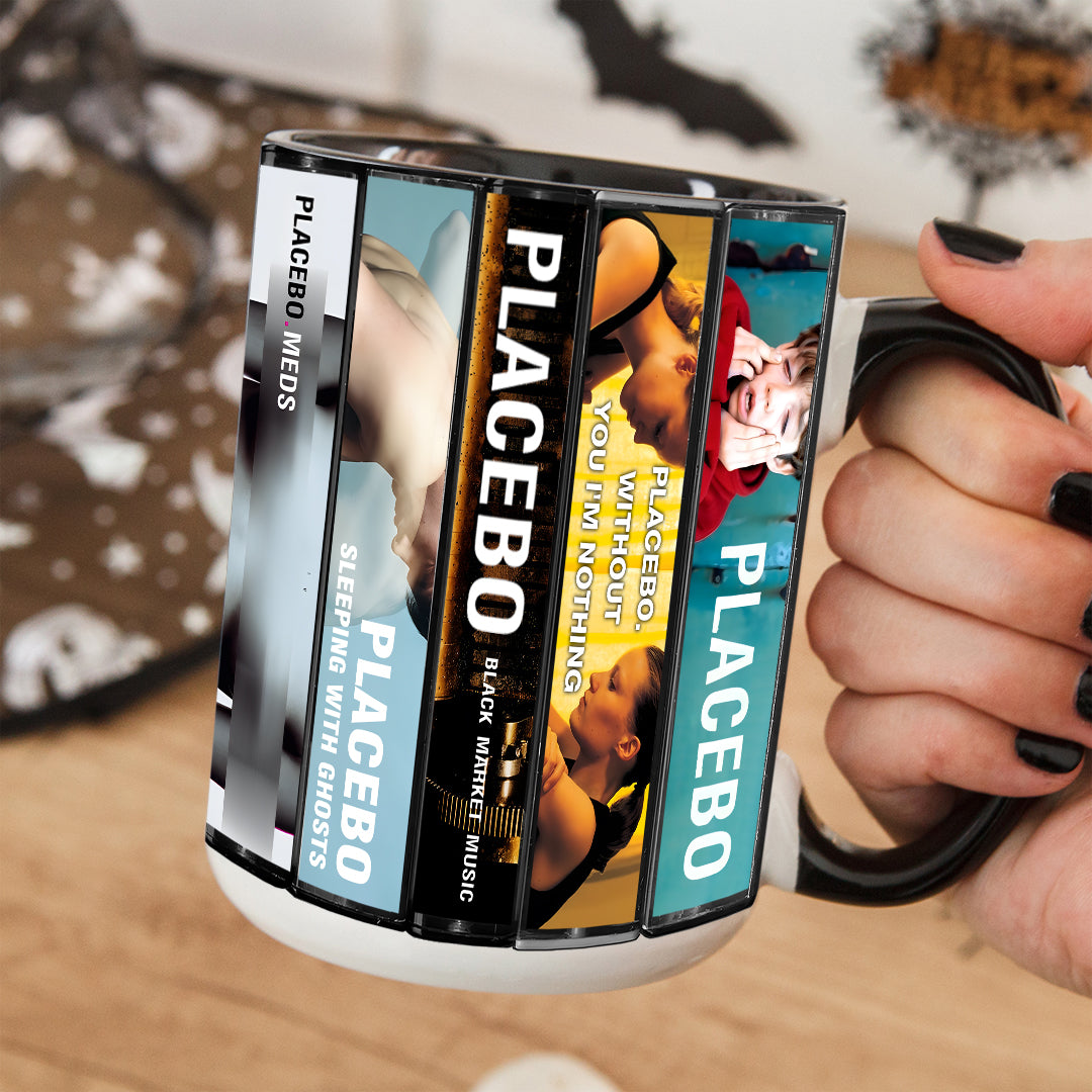 Placebo Albums Cassette Collection Retro Accent Mug