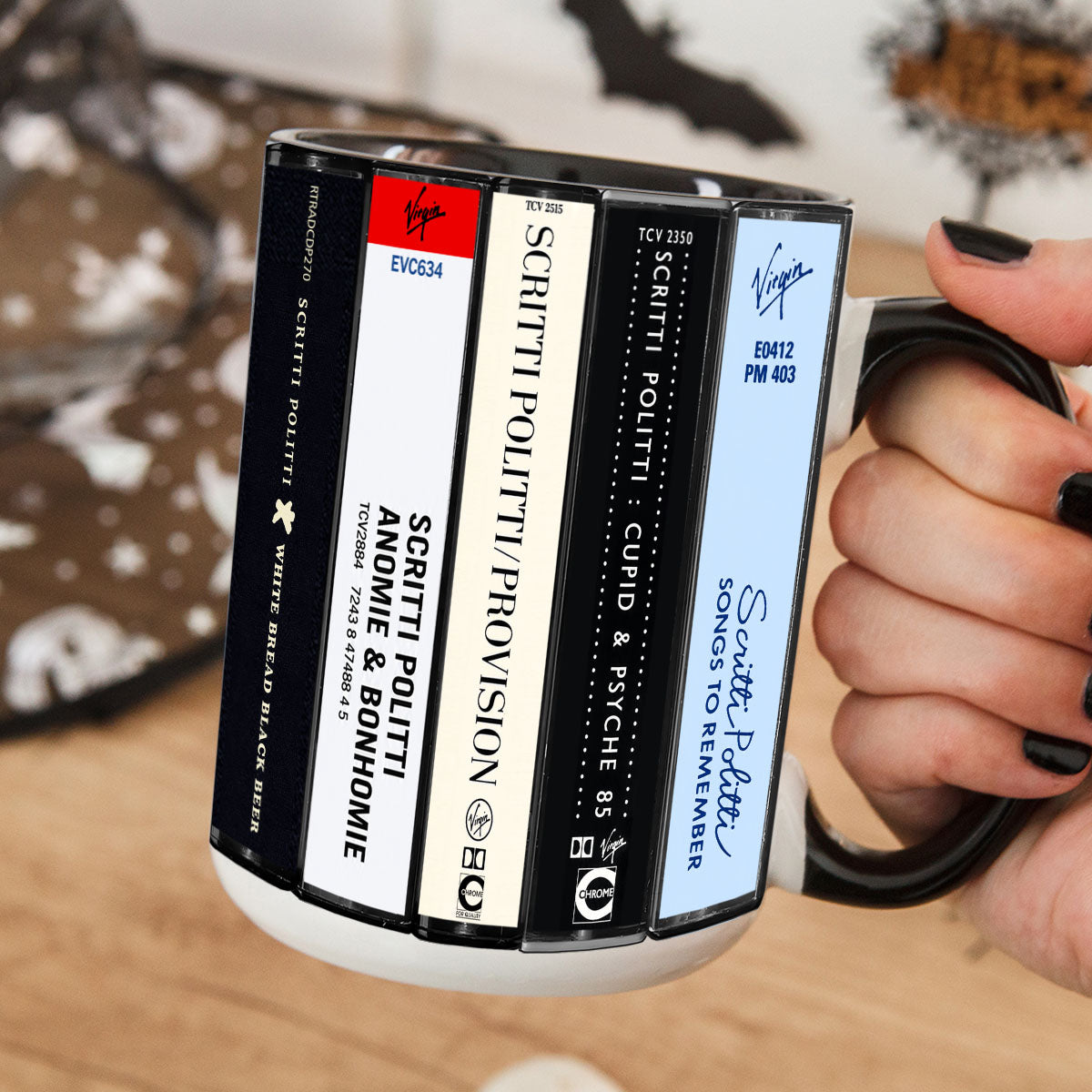 Scritti Politti Albums Cassette Collection Retro Accent Mug