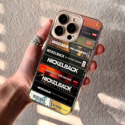 Nickelback Albums Cassette Collection Retro Phone Case