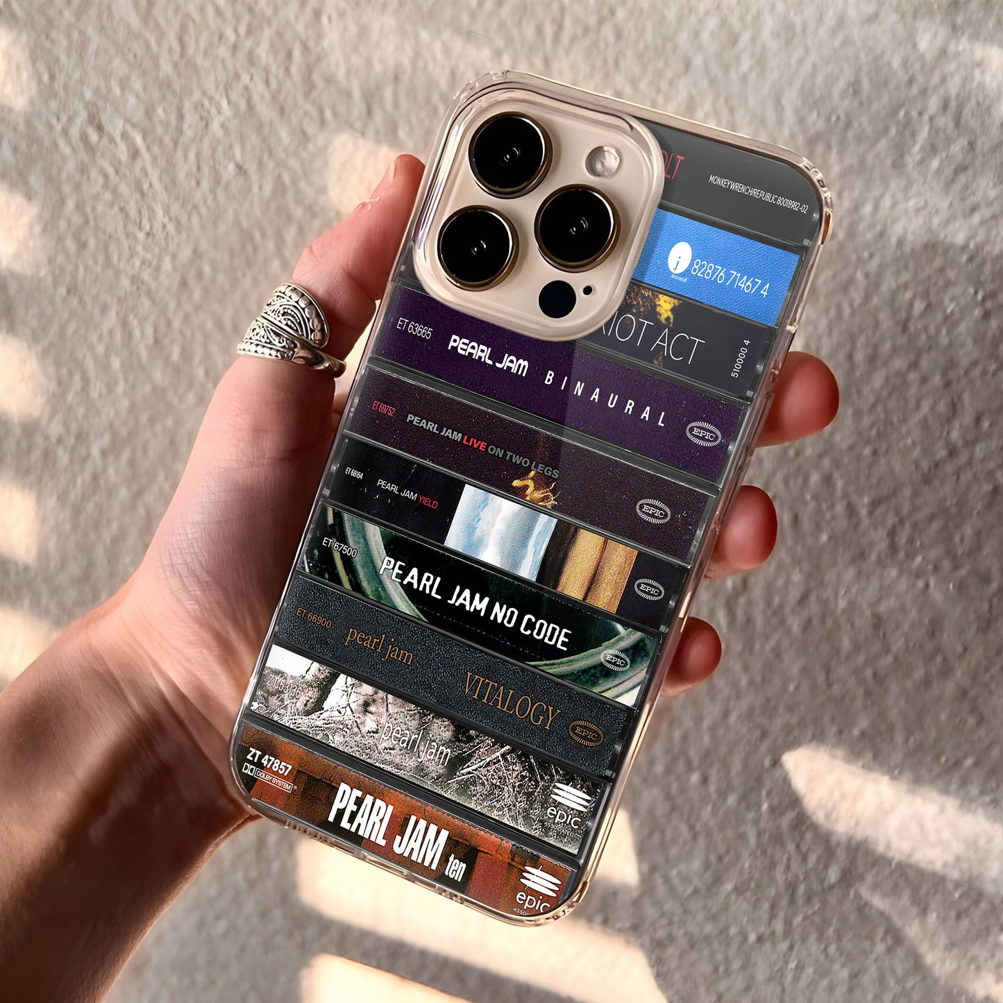 pj Albums Cassette Collection Retro Phone Case