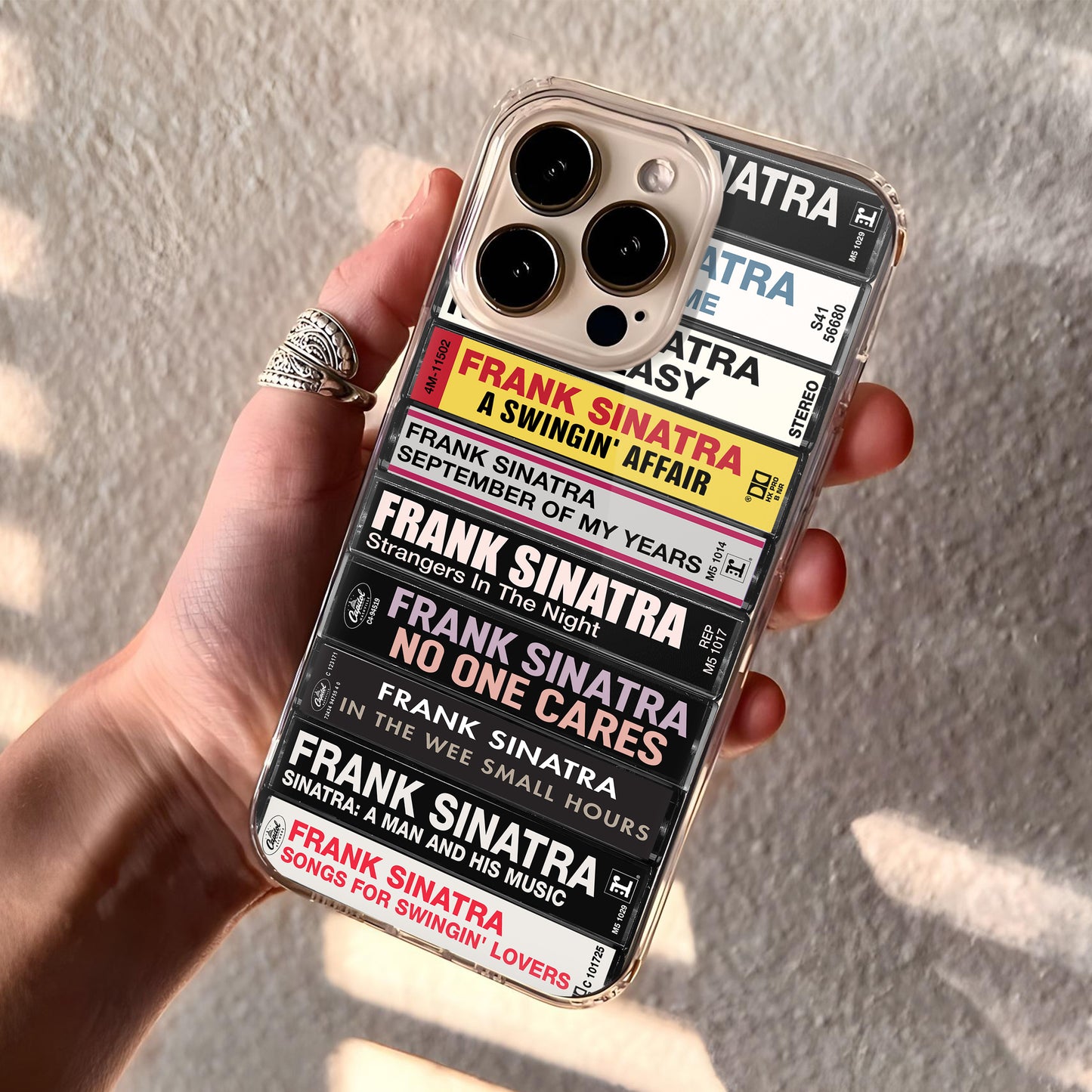 Frank Sinatra Albums Cassette Collection Retro Phone Case