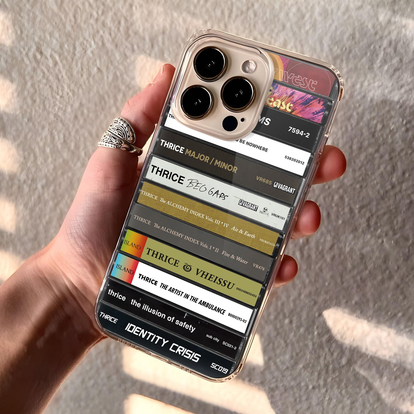 Thrice Albums Cassette Collection Retro Phone Case