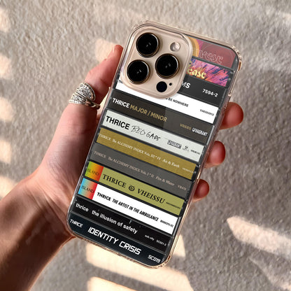 Thrice Albums Cassette Collection Retro Phone Case