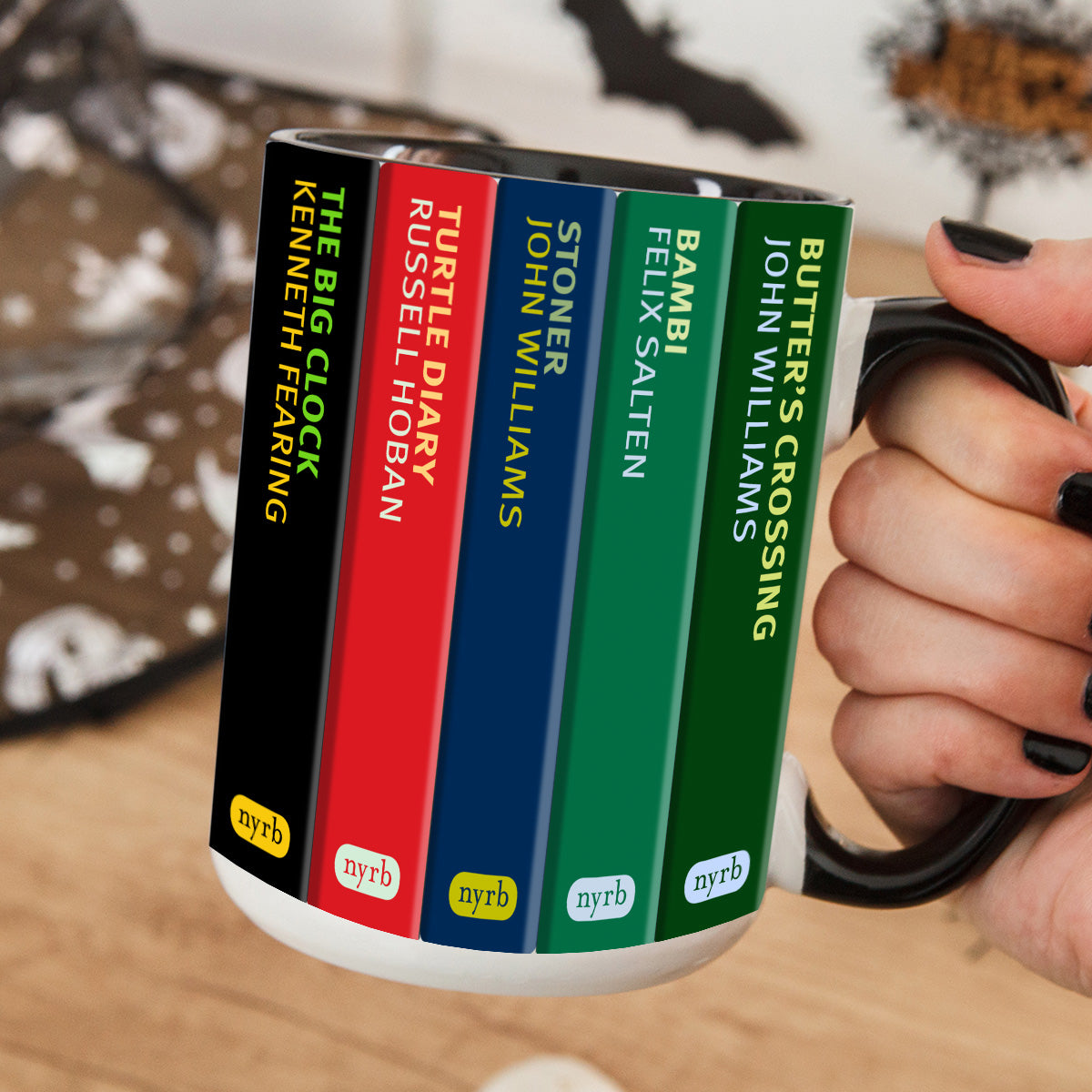 NYRB Classic Books Collection Retro Accent Mug