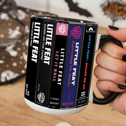 Little Feat Albums Cassette Collection Retro Accent Mug