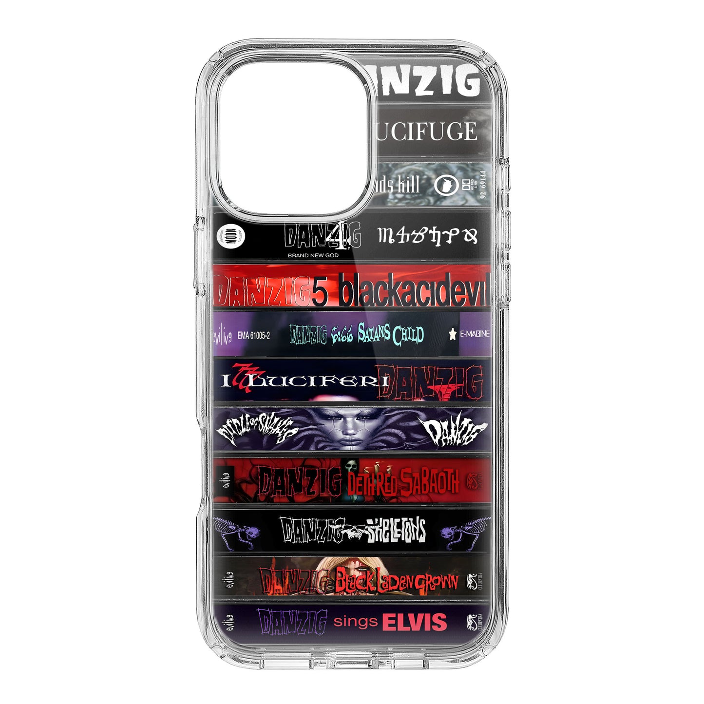 Danzig Albums Cassette Collection Retro Phone Case