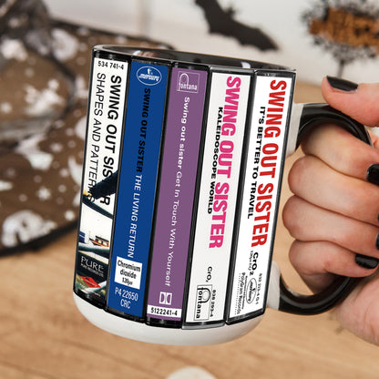 Swing Out Sister Albums Cassette Collection Retro Accent Mug