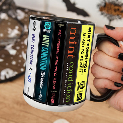 Mint Condition Albums Cassette Retro Collection Accent Mug