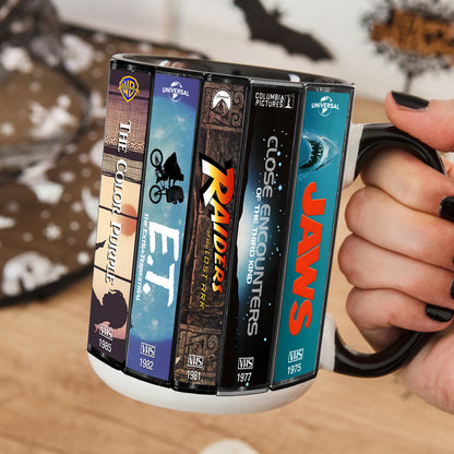 Steven Spielberg VHS Movies Collection Accent Mug