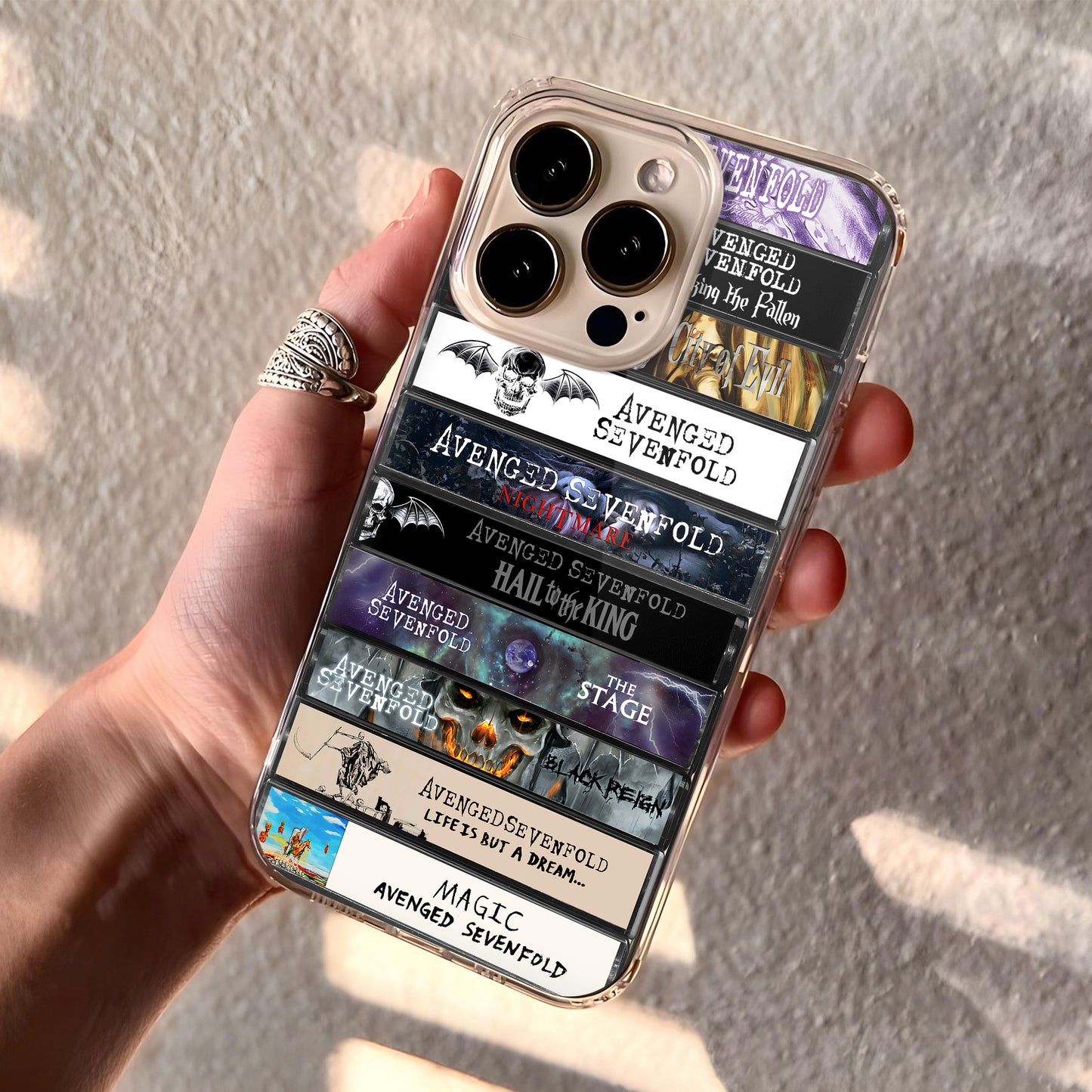 Avenged Sevenfold Albums Cassette Collection Retro Phone Case