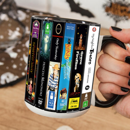Ghibli Movie Collection Retro Accent Mug