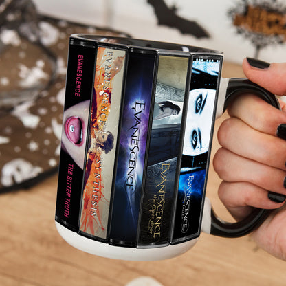Evanescence Albums Cover Collection Retro Accent Mug