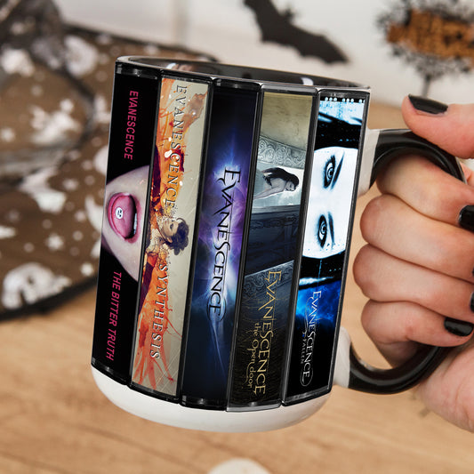 Evanescence Albums Cover Collection Retro Accent Mug