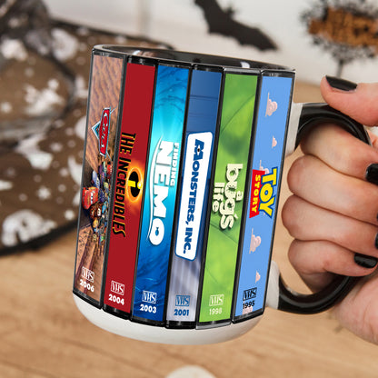 Pixar VHS Movies Collection Accent Mug
