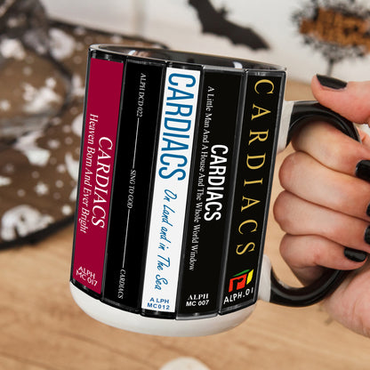 Cardiacs Albums Cassette Retro Collection Accent Mug