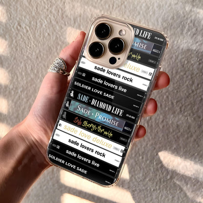 Sade Albums Cassette Collection Retro Phone Case