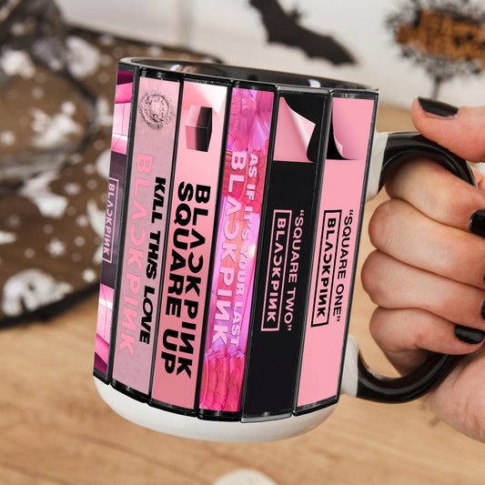 Blackpink Albums Cassette Collection Retro Accent Mug