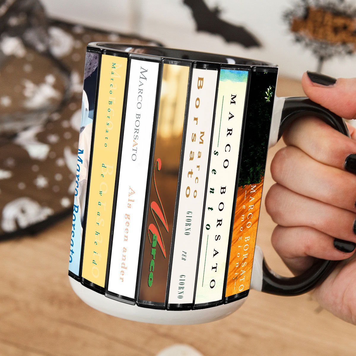 Marco Borsato Albums Cassette Collection Retro Accent Mug