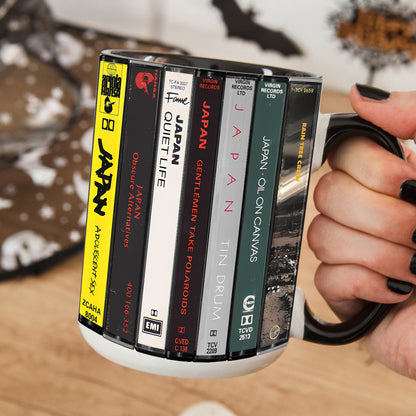 Japan Albums Cassette Collection Retro Accent Mug