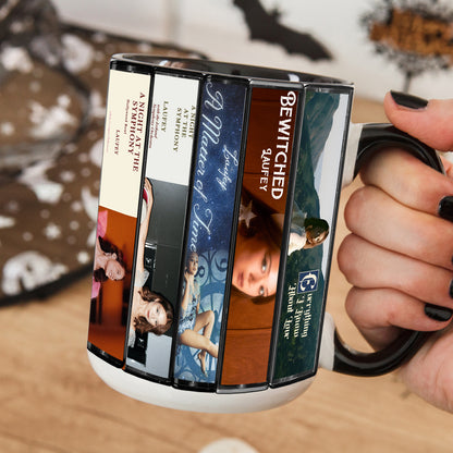 Laufey Albums Cassette Collection Retro Accent Mug
