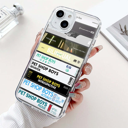 Pet Shop Boys Albums Cassette Collection Retro Phone Case