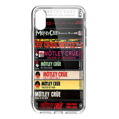 Motley Crue Albums Cassette Collection Retro Phone Case
