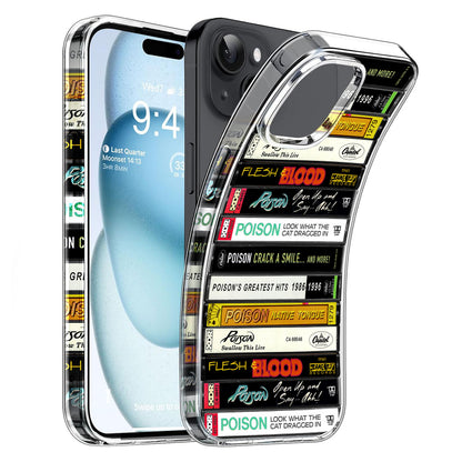 Poison Albums Cassette Collection Retro Phone Case