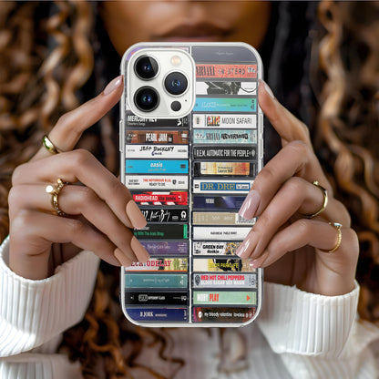 90s Classic Music Albums Cassette Collection Retro Phone Case