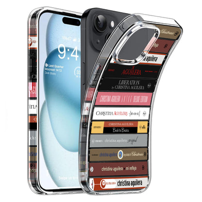 Christina Aguilera Albums Cassette Collection Retro Phone Case