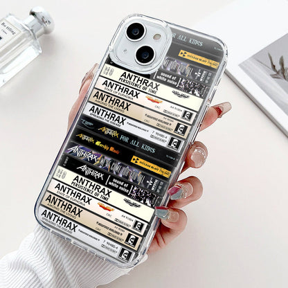 Anthrax Albums Cassette Collection Retro Phone Case