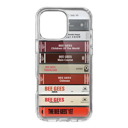 Bee Gees Albums Cassette Collection Retro Phone Case