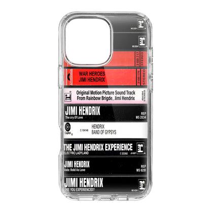Jimi Hendrix Albums Cassette Collection Retro Phone Case