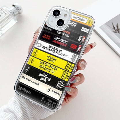 Motorhead Albums Cassette Collection Retro Phone Case