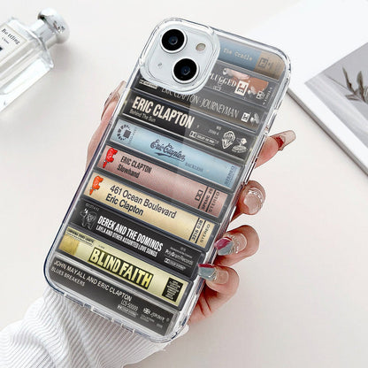 Eric Clapton Albums Cassette Collection Retro Phone Case