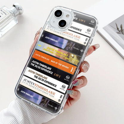 Justin Timberlake Albums Cassette Collection Retro Phone Case