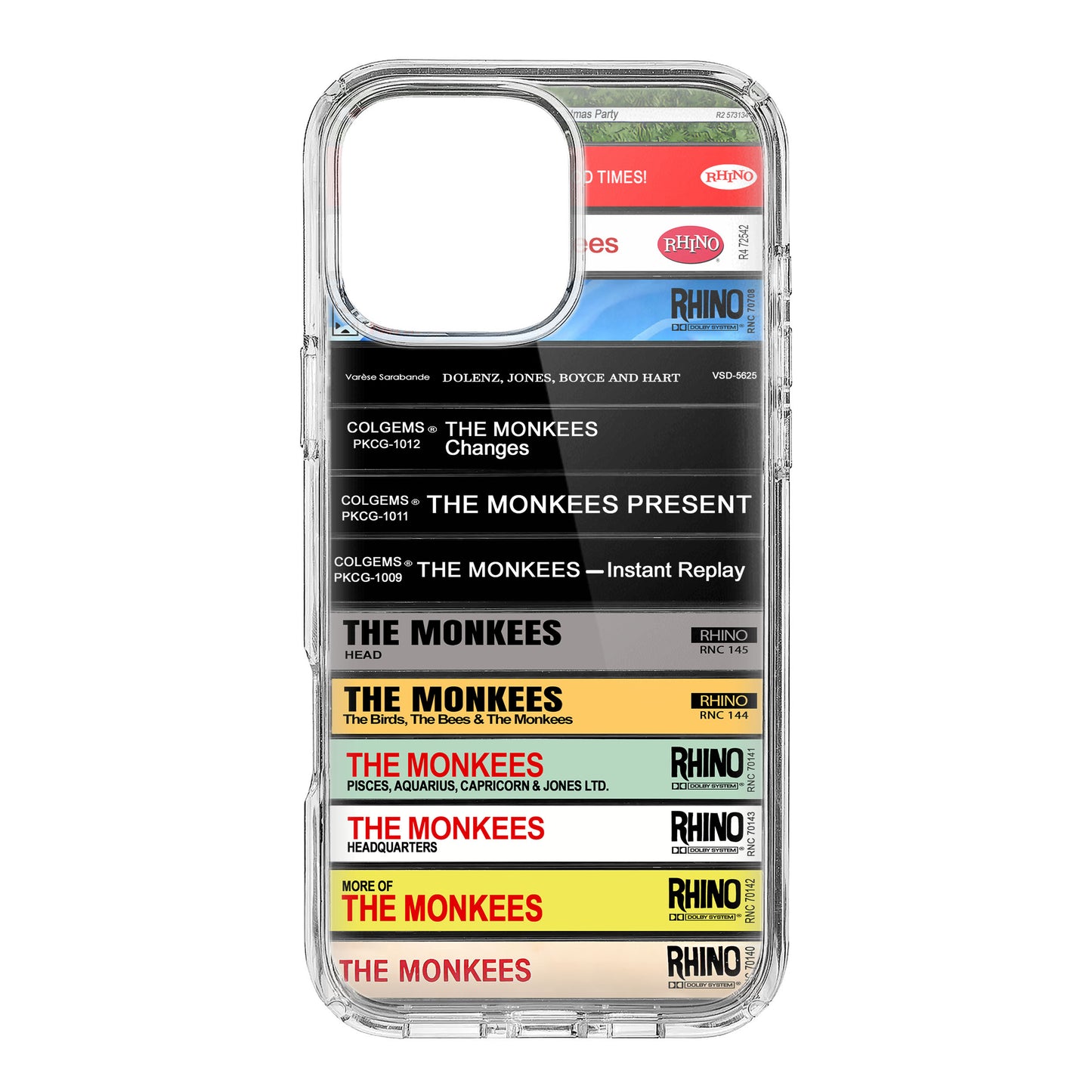 The Monkees Albums Cassette Collection Retro Phone Case