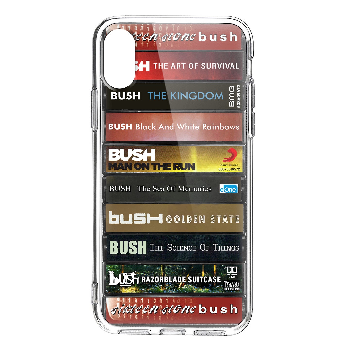 Bush Albums Cassette Collection Retro Phone Case