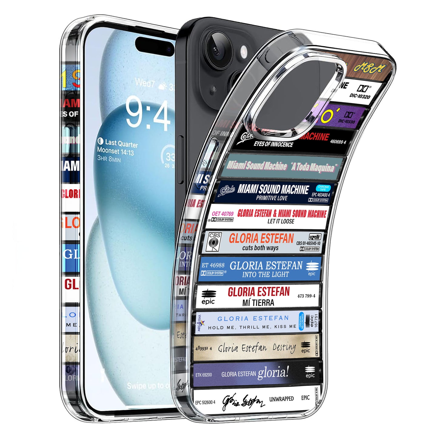 Miami Sound Machine Albums Cassette Collection Retro Phone Case